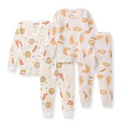 Eggs & Coffee Kids PJ Set 2 Pack